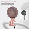 SmartDevil Portable Clip On Stroller Fan, 3000mAh Mini Handheld Fan for Car Seat, Treadmill, Camping Personal Desk Fan
