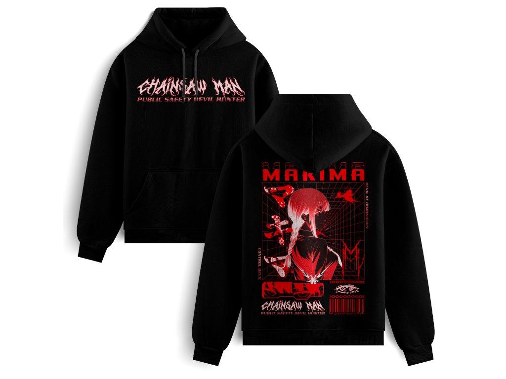 Mikina Chainsaw Man Power Hoodie Pánská Dámská Streetwear Hip Hop Fleecová Teplé Mikiny Oversized Y2k Mikina Tepláková souprava Dámské Pánské Oblečení