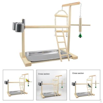 1pc Pet Playstands Hanging Ladder Bird Perches