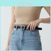 Genuine Leather Womens Belt With Metal Pin Buckle For Casual Or Office Wear