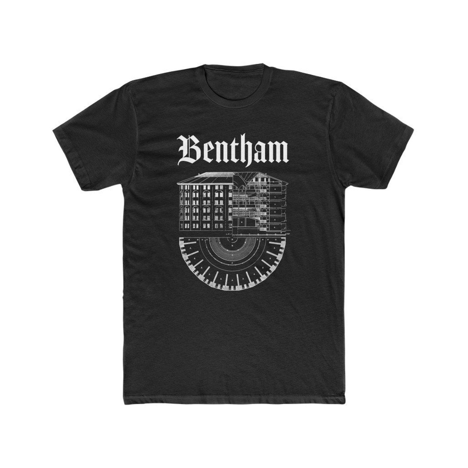 Jeremy Bentham Panopticon Philosophy T-shirt 2XL