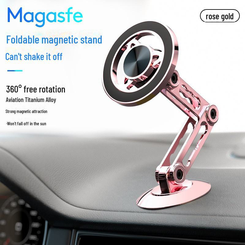 Magsafe Magnetic Car Phone Holder with Anti-Shake Support for Dashboard Navigation