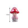 Wear-resistant Space-saving Convenient Easy To Carry Garden Miniature Mushroom Doll