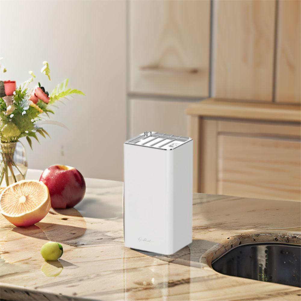 with Anti-slip Mat Knives Stand Plastic Knives Storage Box Household Inserted Knives Holder  Desk