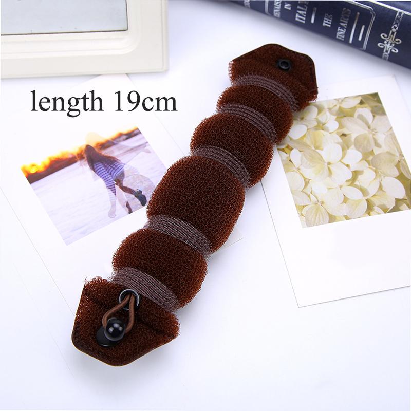 

Женская укладка волос, волшебная губка, приспособление для создания пучков, пончик, кольцо, пенопластовый инструмент для плетения, для женщин, аксессуары для волос своими руками