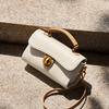 2025 New Fashion Genuine Leather Casual Small Square Bag Versatile High-End Handbag Cowhide Commuter Shoulder Crossbody Bag