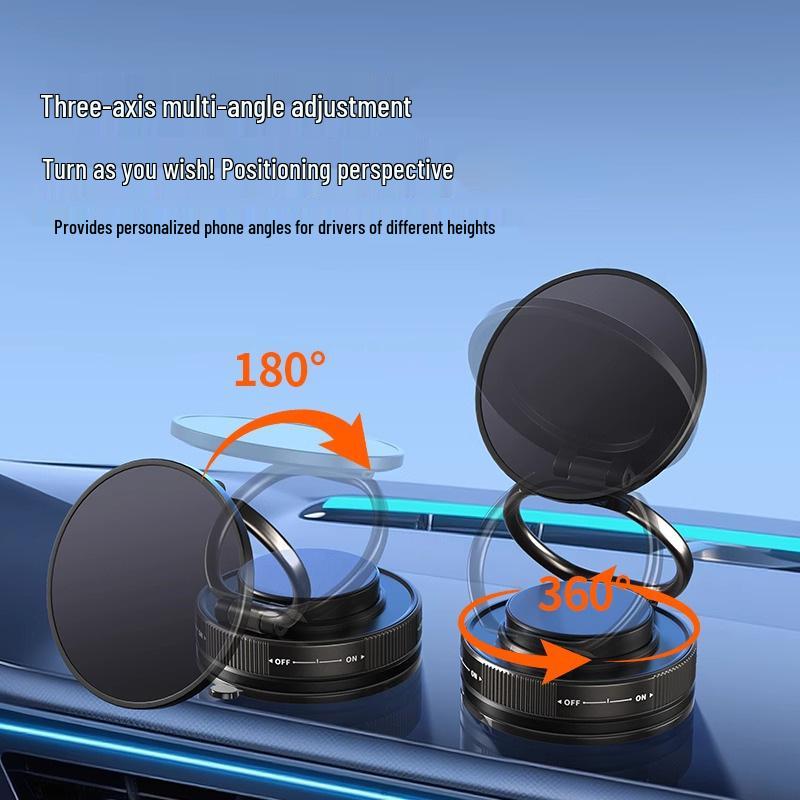 2025 Magnetic Car Phone Holder with Vacuum Suction Cup, Compatible with MagSafe