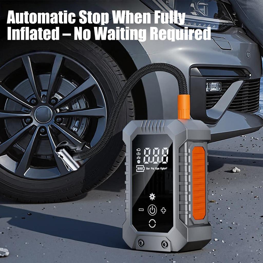 Car Tire Inflator Electric Auto Shut-Off Portable Air Pump Small Compressor For Bike Sedan SUV Balls Inflatable Toys Balloons