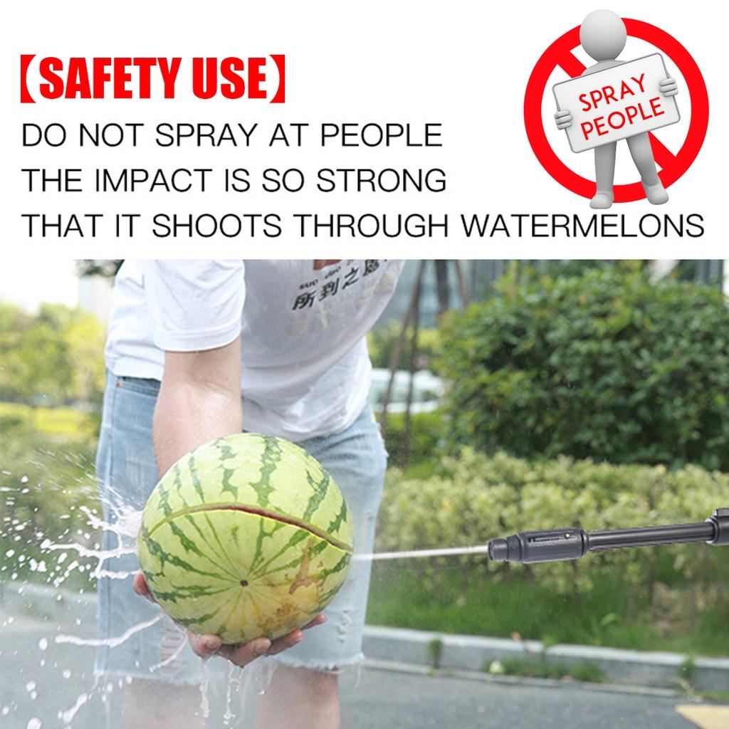 AC 100-240V  High Pressure Car Washer Water Guns Portable Pressure Washer 1500W Cordless Car Washing Machine Cleaner Adjustable Nozzle