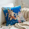 Cushion Cover  Linen  SkinFriendly Soft Decorative Case for Sofa Home Decor Anime GGrand Blue Dreaming Pillow cover