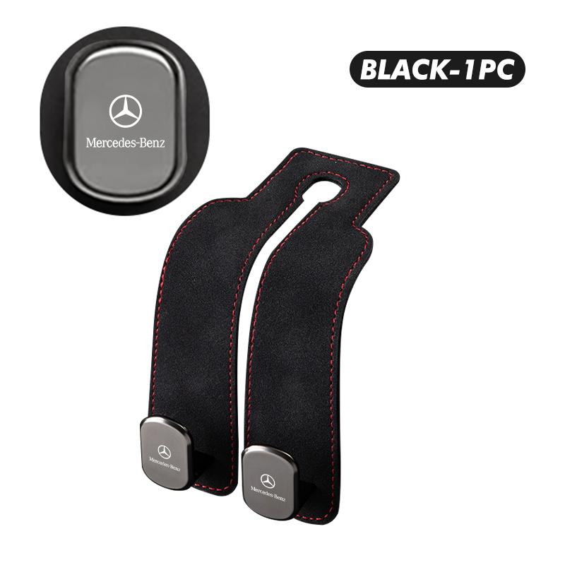 

Double Head Hooks Car Rear Seat Hanging Holder Organizer For Mercedes Benz W202 W212 W126 W140 W168 W177 CLS GLE GLC GLS CLA