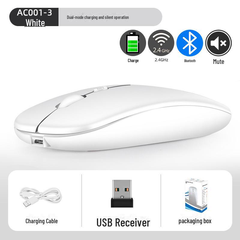 Ultra-Thin Portable Luminous Bluetooth Wireless Mouse