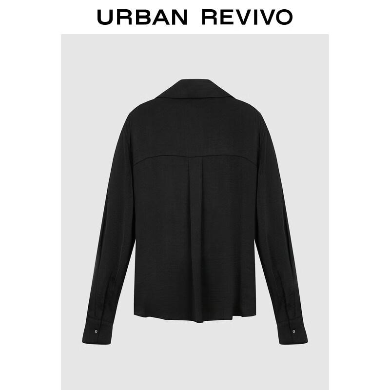 UR Women's Lapel Twisted Blouse Shirt