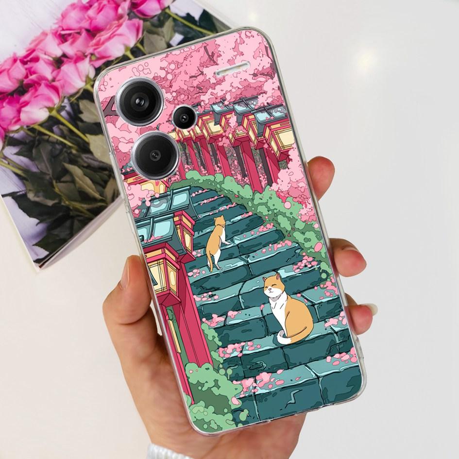 For Xiaomi Redmi Note 13 5G Case Luxury Marble Transparent Phone Cover For Redmi Note 13 Pro Plus Funda on Note 13 Pro 5G Bumper