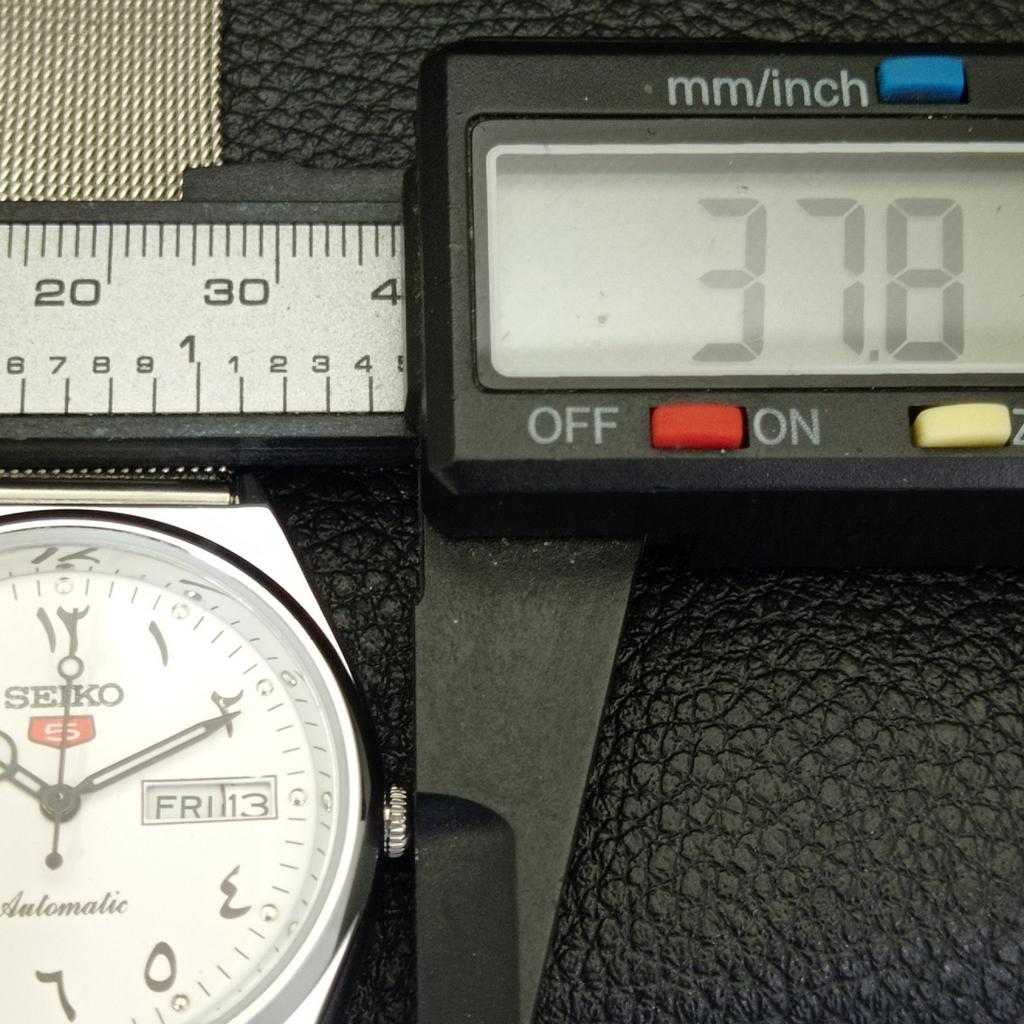 REFURBISHED SEIKO 5 AUTOMATIC 6309A VINTAGE JAPAN MENS WHITE WATCH a441321-5 Sk-a441321