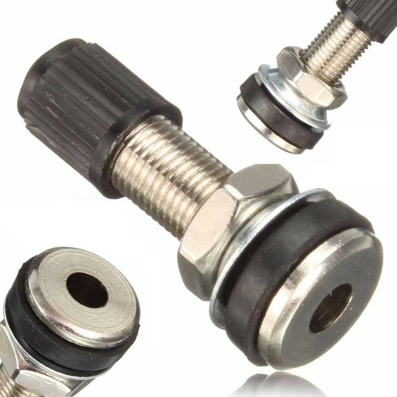 2 Pcs Car Wheel Tire Valve Cover Zinc Alloy 32mm Motorcycle Scooter Bike Tubeless Mountain Tyre Valve Dustcap Valve Stems 1