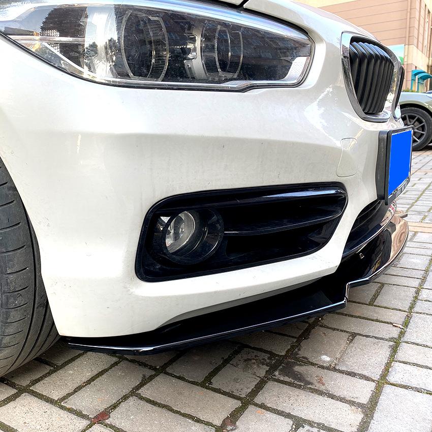 3Pcs For BMW 1 Series F20 F21 116i 118i 120i 2011-2019 Car Front Bumper Lip Spoiler Splitter Diffuser Accessories Body Kit Cover