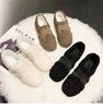 New 2025 Women's Fleece-Lined Beanies & Soft Sole Non-Slip Furry Shoes for Autumn-Winter Outdoor Wear