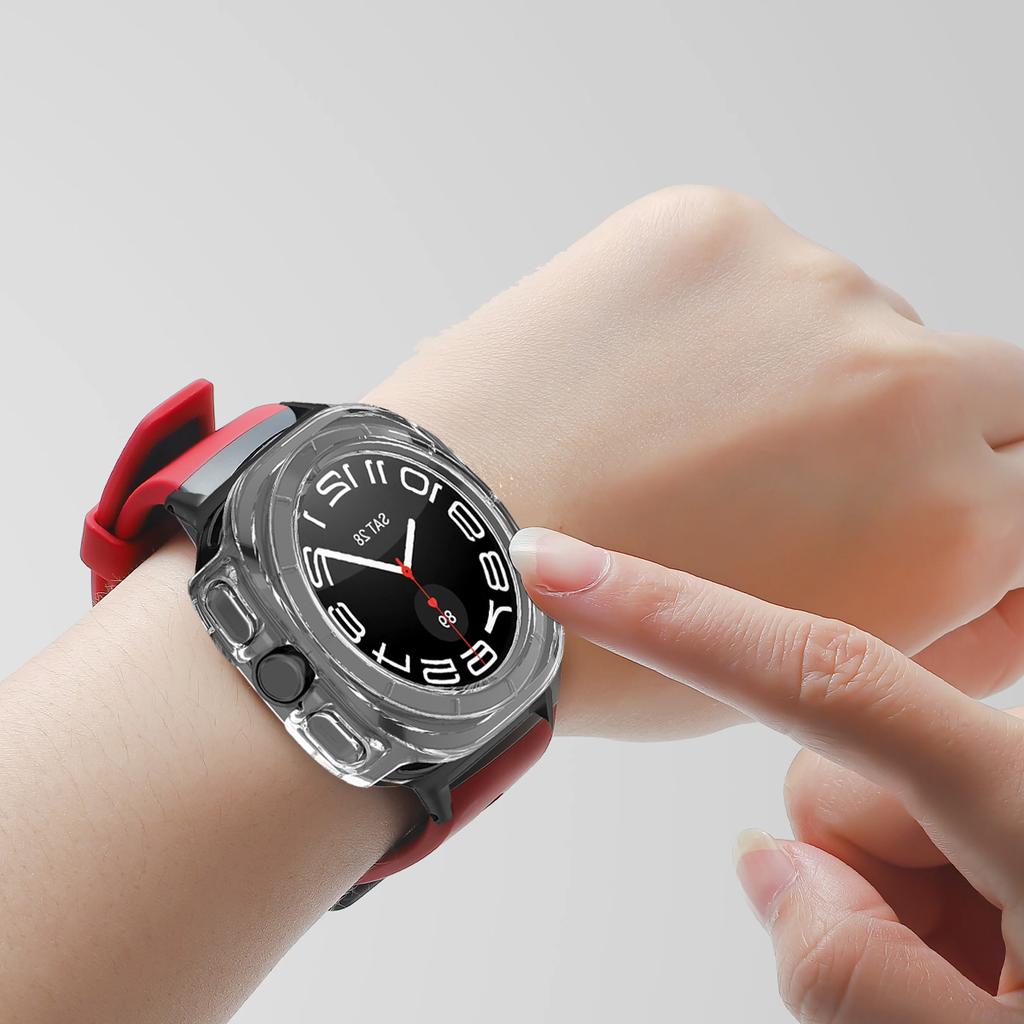 Matte Watch Cover For Samsung Galaxy Watch Ultra 2025 47mm 7Ultra Case PC All Around Shell Protective Bumper Cases Accessories