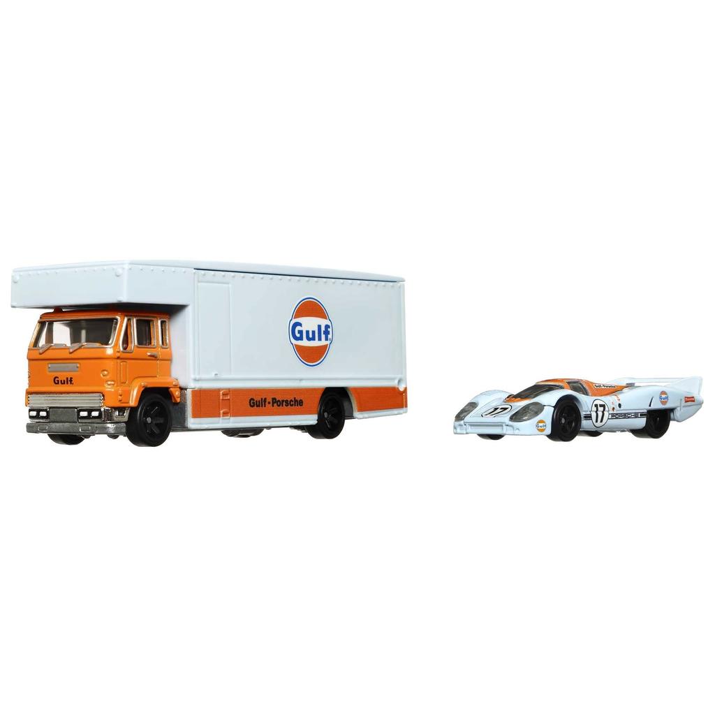 ALLWIN Hot Wheels Collector, Fleet Flyer with Porsche 917 LH, Vehículo de colección de 18 años en adelante, GGG3299