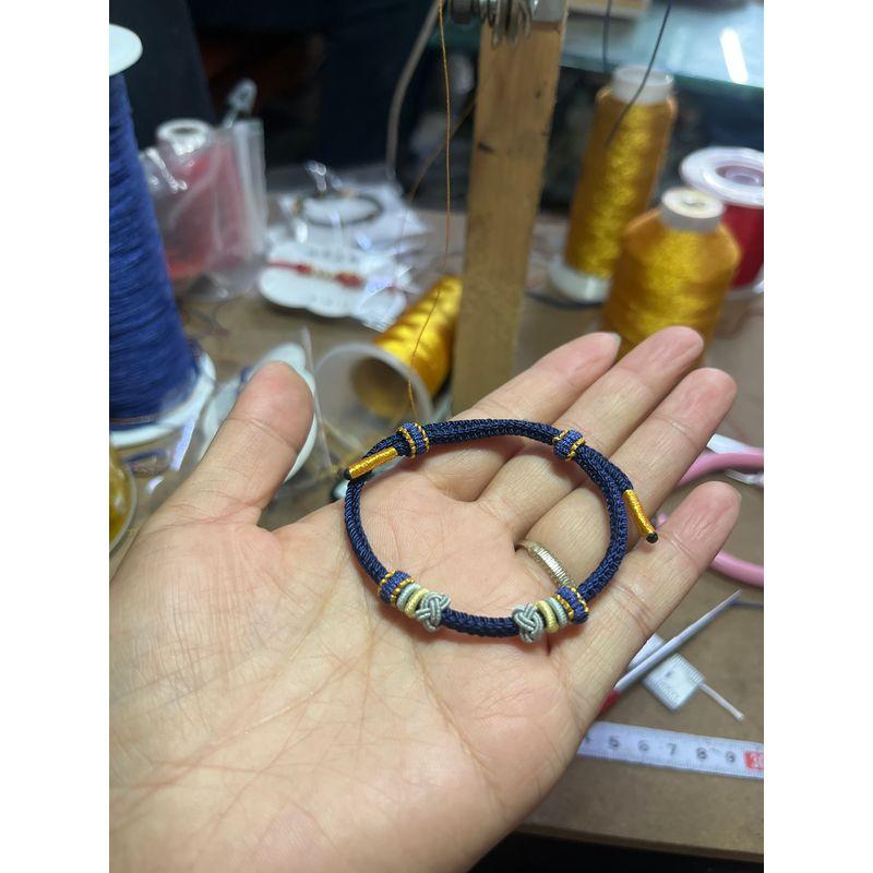 

Лимонный Плетеный вручную 3 мм Полуфабрикаты Ремешок для переноски Нанизывание бусин Трансферные бусины Золотой Восьмирядный браслет Минималистичный Мужской и женский