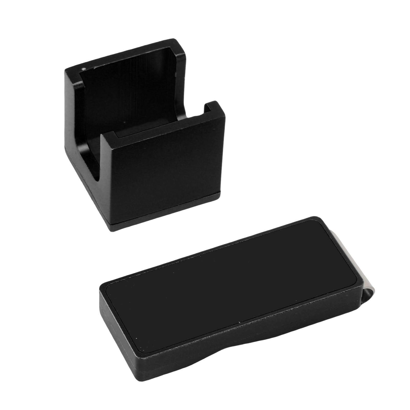 

Billiard Chalk Holder Aluminum Universal Dry Oil Pool Cue Chalk Holder Billiard Accessories Black чёрный