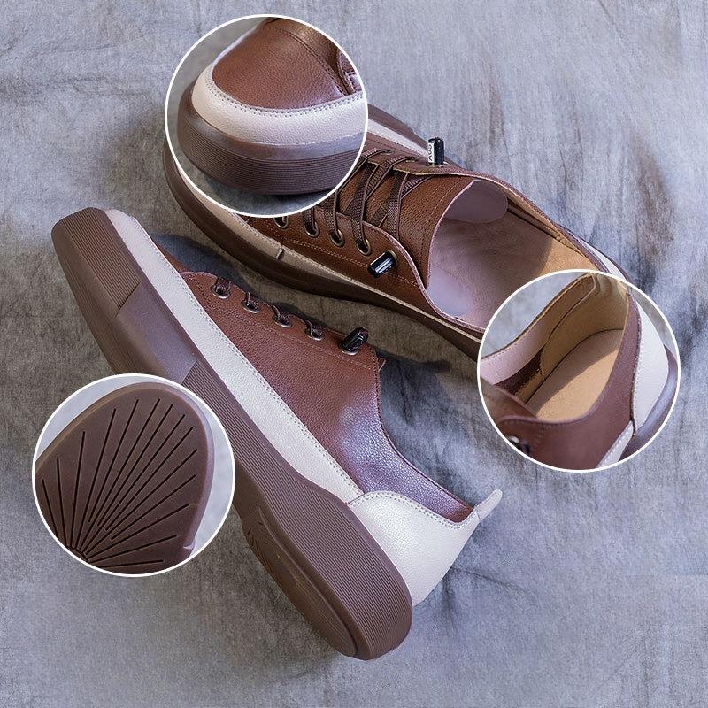 New Soft-soled Low-top Single Shoes Large-sized Retro Flat Round-toe Women's Shoes