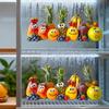 Fruit Wall Stickers, Removable Waterproof Moisture-Proof Anti-Static Self-Adhesive Decals for Home Kitchen Bedroom Decoration