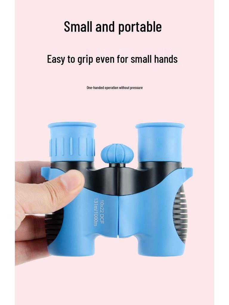 Kids' Optical Glass Telescope Binoculars 10X22 with Eye Protection