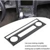 Lcojicep Center Control Dash Board Air Conditioner Switch Panel Cover Trim with Corvette C6 Z06 ZR1 2005-2013, Soft Carbon Fiber Air Condition