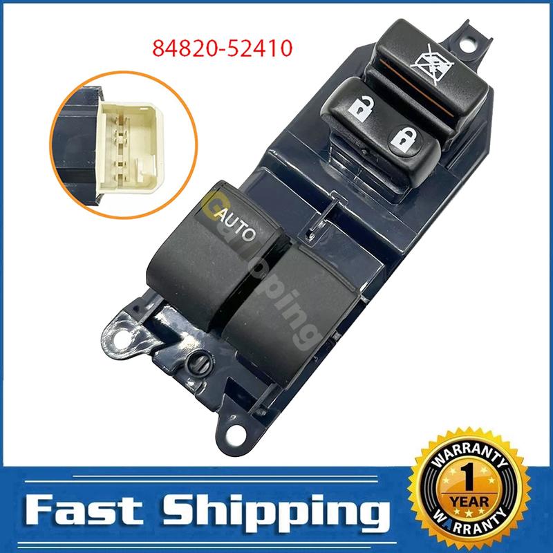 Front Left Electric Power Master Window Switch Control Button for Toyota FJ Cruiser 2012 - 2014 Yaris 2007 - 2011 84820-52410