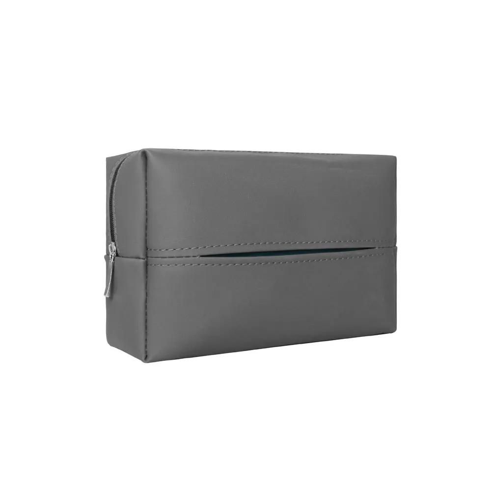 

1Pc Fashion Nappa Leather Car Tissue Box Cover Sun Visor Seat Back Hanging Type Car Tissue Box Holder Armrest Car Accessories