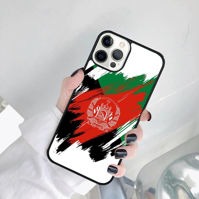 I Love Afghanistan Flag Phone Case Cover For iPhone 17 Air 15 16 14 11 12 13 Pro MAX Plus