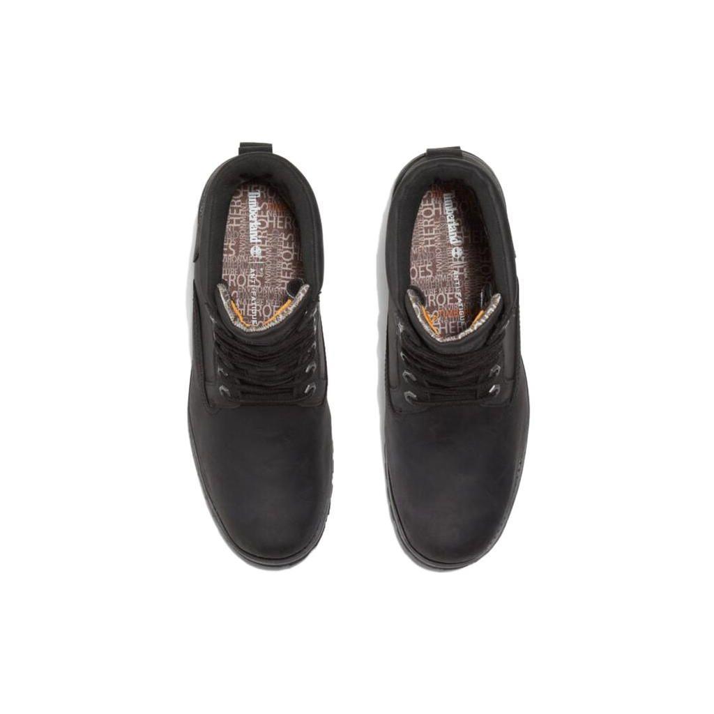 Timberland Durable Height Increasing Simple Comfortable Short Boots Outdoor Shoes Men boots Black A2KTV015