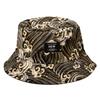 Cappello a Secchiello Reversibile Pieghevole alla Moda Protezione UV Fantasia Onde del Mare Cappello da Sole Leggero Resistente Cappellino da Spiaggia Per Uomo Donna