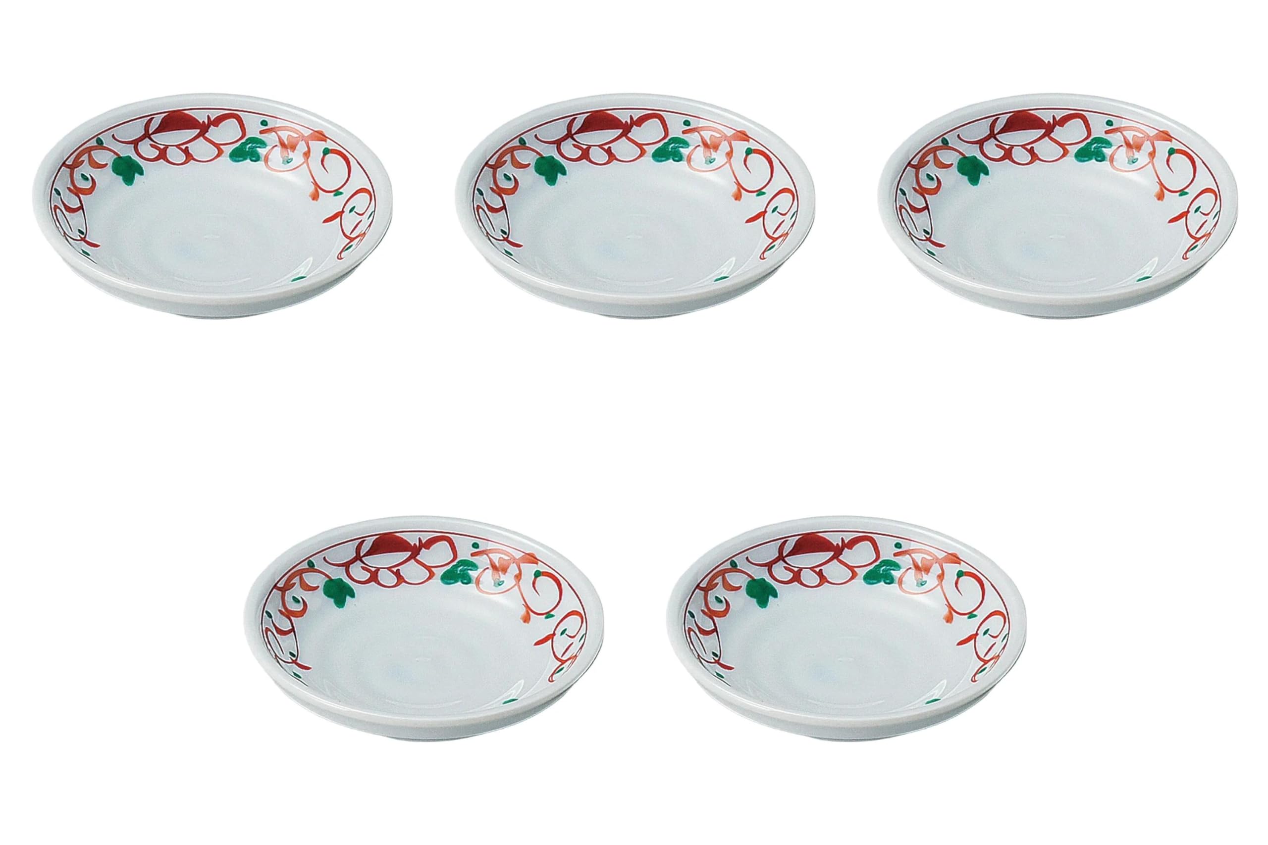 

Set of 5 Chrysanthemum Arabesque Plates x Small Plates Setomonohonpo 3.0 [9.6 2.3 cm]