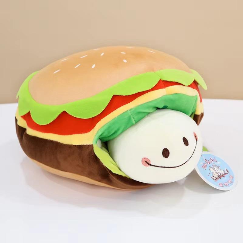 

Tortoise Double Hamburg Sided Flippable Plush Toy Doll Soft Gift Comfortable