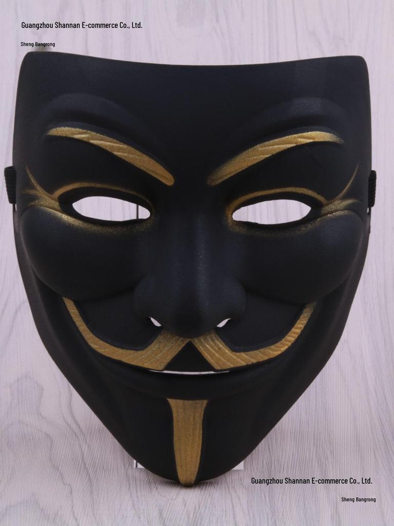 Halloween V Mask Masquerade Full Face Hacker Street Dance Mask for Men