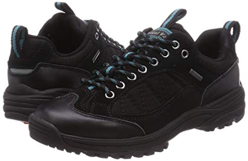 Asahi Medical Walk GT 021 Walking Shoes, Black, 22.0 cm, 4E