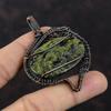Dragon Bloodstone Gemstone Pendant Copper Wire Wrapped Pendant Handmade Pendant Copper Wire Wrap Jewelry Latest Design Pendant Gift For Mom