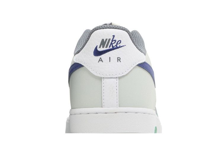 Kids' Sneakers Nike Air Force 1 Low LV8 Light Green Remix (GS) Light Silver/White/Smoke Grey/Deep Royal Blue