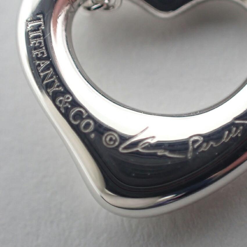 [Used] TIFFANY/Tiffany 925 Open Heart Pendant/Necklace/j112-3