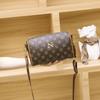 New Printed Boston Bag Summer Cylinder Bag Large Capacity Mother Bag One Shoulder Crossbody Mobile Phone Small Bag