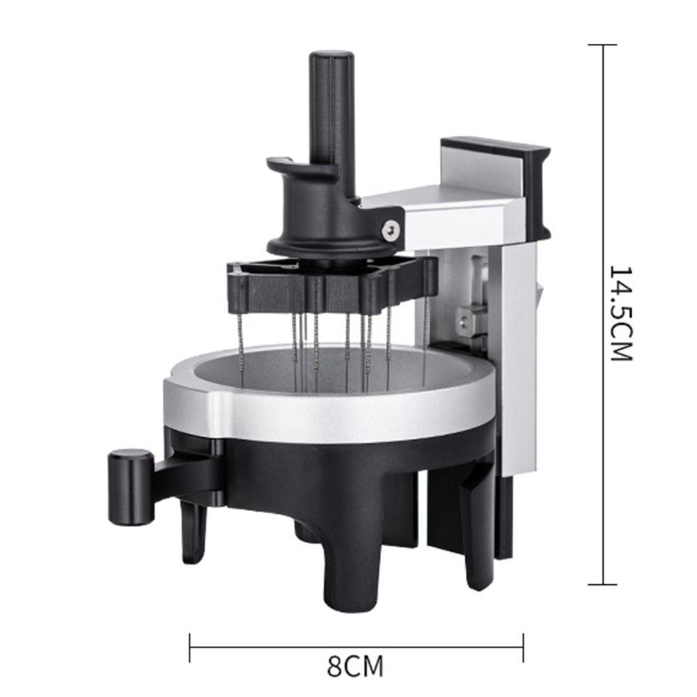 Espresso Tool Fit 58mm Espresso Portafilter Baskets Adjustable Needle Depth 12 Needles Convenient 15x8x8cm Plastic Coffeeware