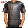 3D Print Middeleeuws Pantser Grafisch T-shirt Voor Mannen Cosplay Cool Casual Ronde Hals Korte Mouw T-shirts Mannen Streetwear Tops T-shirts