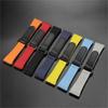 Für RICHARD MILLE RM50 RM53 Nylon-Canvas wasserdicht Herren Uhrenarmband Ringschnalle Leder Armband Schraubstil Uhrenarmband 25mm