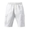 Men's American Style Multi-Pocket Cargo Shorts, Casual Loose Linen Drawstring Shorts