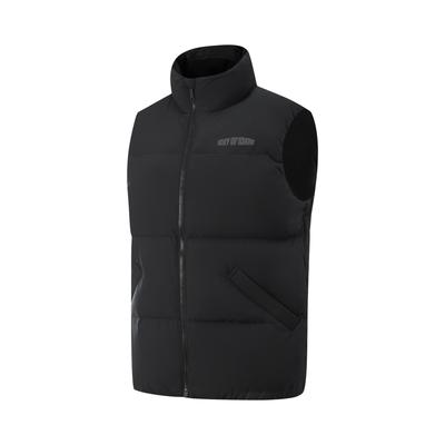Li Ning Wade Series Winddicht Waterafstotend Opstaande Kraag Letter Donsvest Heren vest AMRV079-1