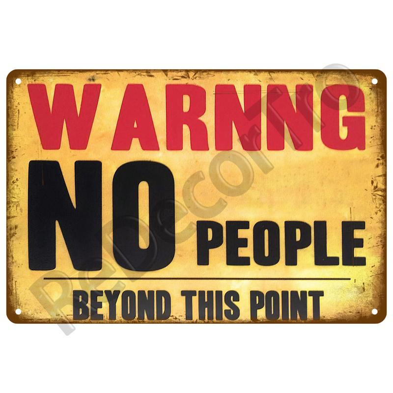 Caution Warning Metal Sign For Safety Signs Danger Beware Tin Sign Plate Home Wall Decor Vintage Plaque Home Art Painting Poster