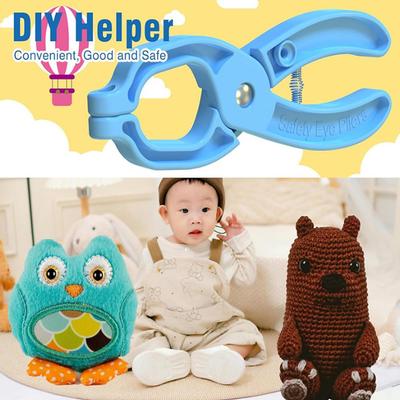 Dzianie Szydełkowanie Lalka Bezpieczne Oczy Szczypce Narzędzie Drukowane 3D Mocowanie Amigurumi Bezpieczne Oczy Szydełkowanie W2H1